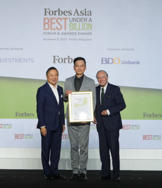信驊科技今年再度榮獲富比士雜誌(Forbes Asia)評選為「亞太地區最佳中小企業 (Best Under a Billion)」圖／信驊官網